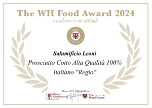 WH FOOD AWARD 2024 - Salumificio Leoni - Prosciutto Cotto Alta Qualità Regio