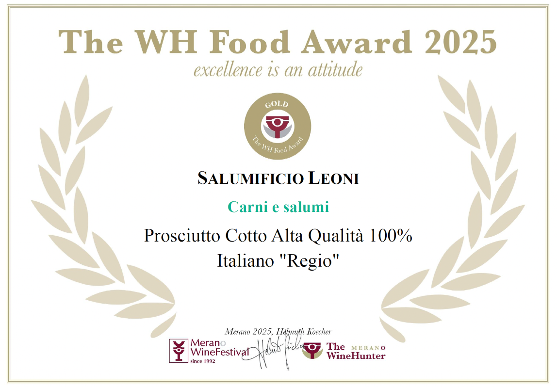 WH food award Regio 2025 Salumificio Leoni